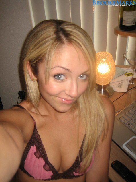  of Brooke Marks with her digital camera taking some hot self shot pics